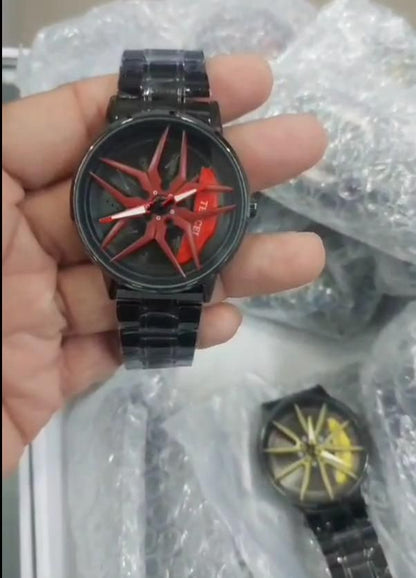 PU Leather Analog Watch