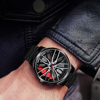 PU Leather Analog Watch