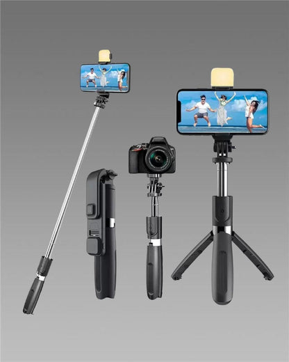Selfie Stick Tripod with Bluetooth Remote