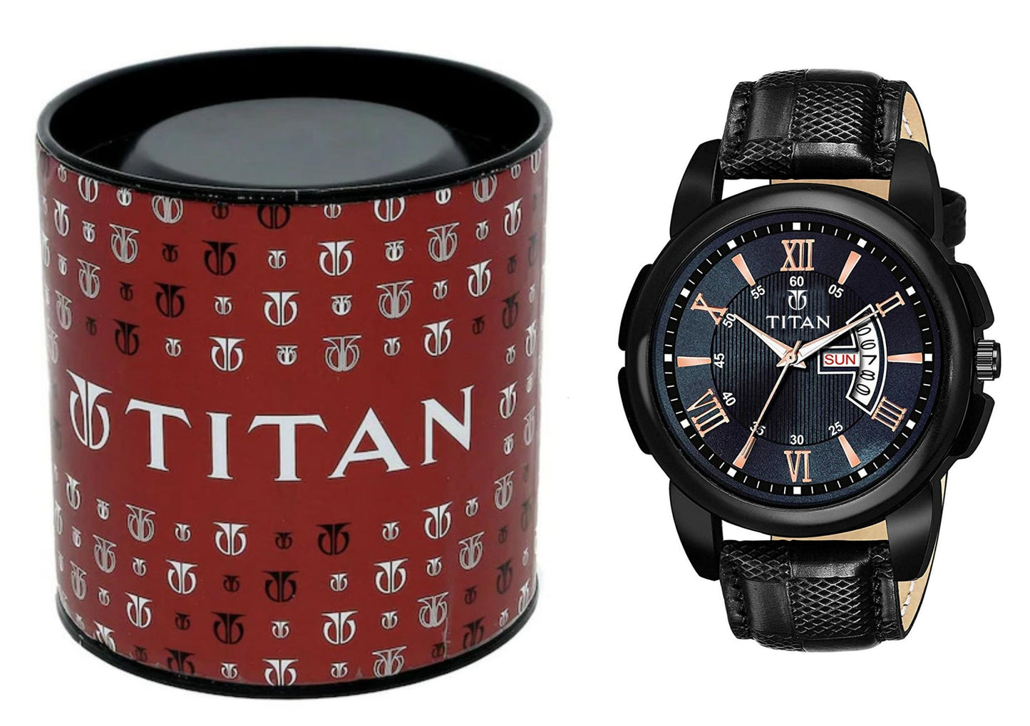 PU Leather Analog Watch