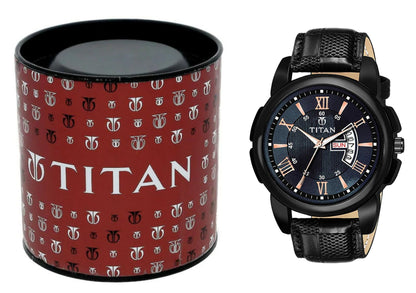 PU Leather Analog Watch